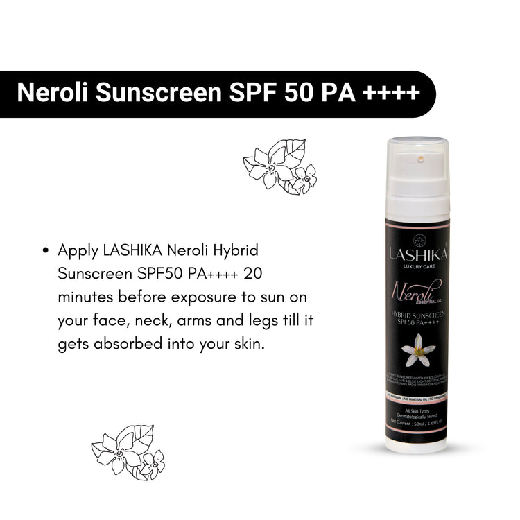 Neroli Hybrid Sunscreen SPF50 PA++++
