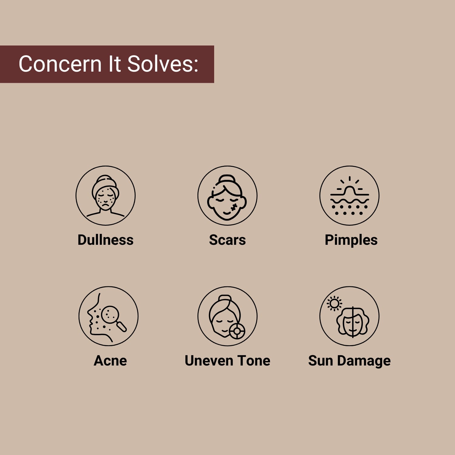 Lashika skincare targets dullness, scars, pimples, acne, uneven tone, and sun damage for clear, radiant skin.