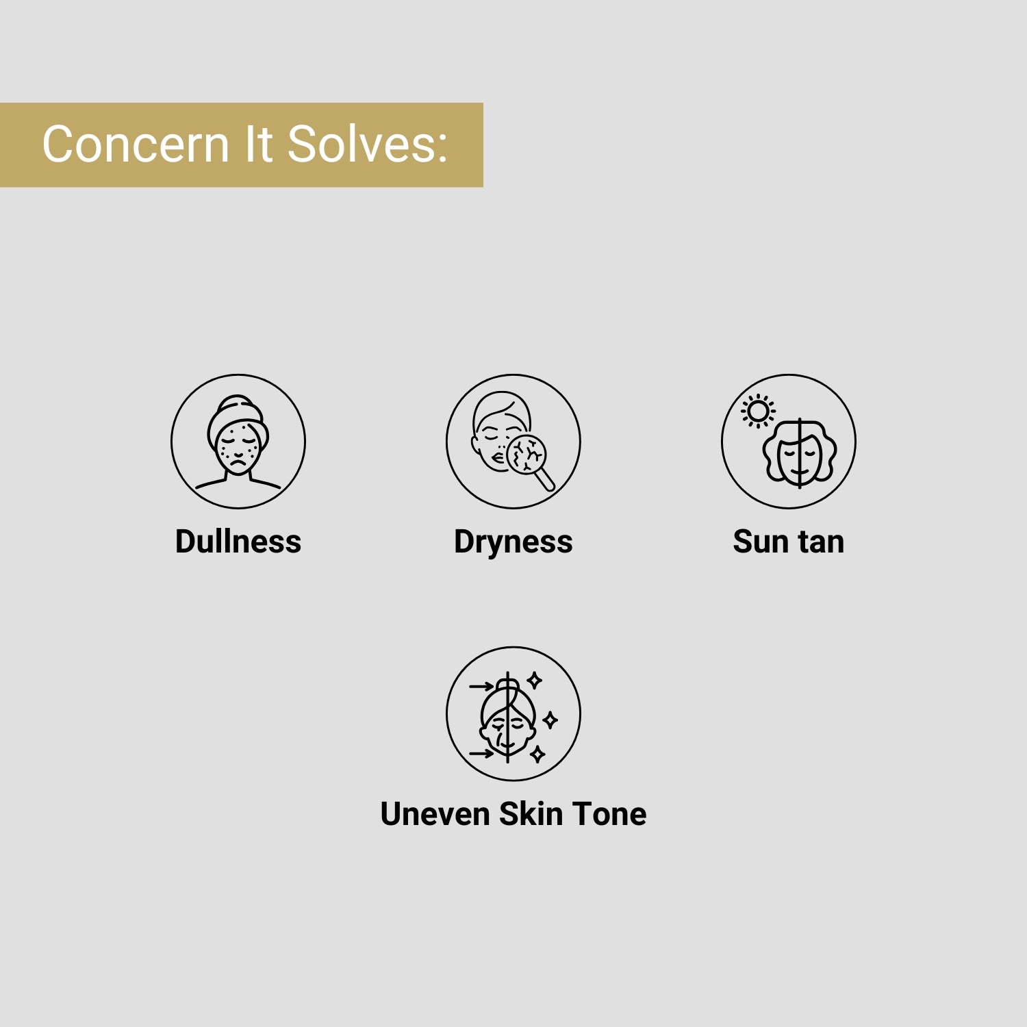 Lashika De-Tan Spray targets dullness, dryness, sun tan, and uneven skin tone.