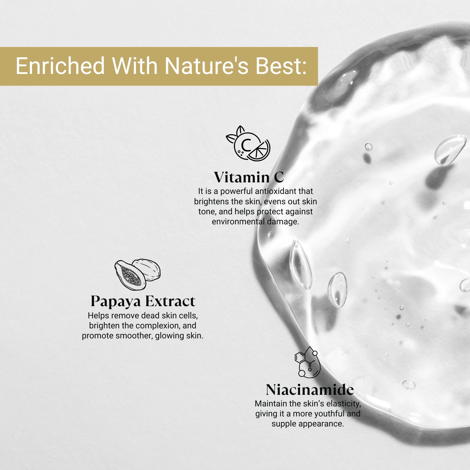 Lashika De-Tan Spray enriched with Vitamin C, Papaya Extract, and Niacinamide for radiant skin.