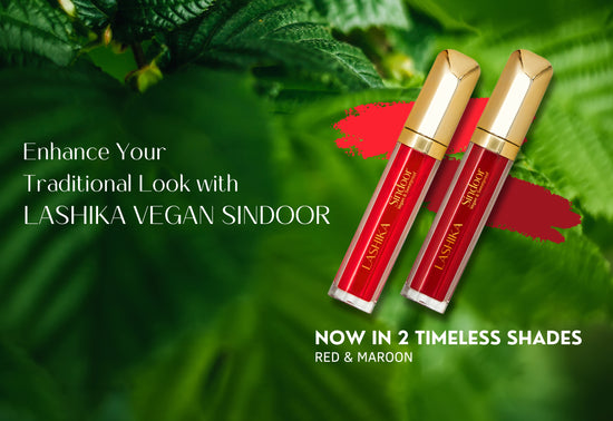 Lashika Vegan Sindoor Red and Maroon Liquid sindoor