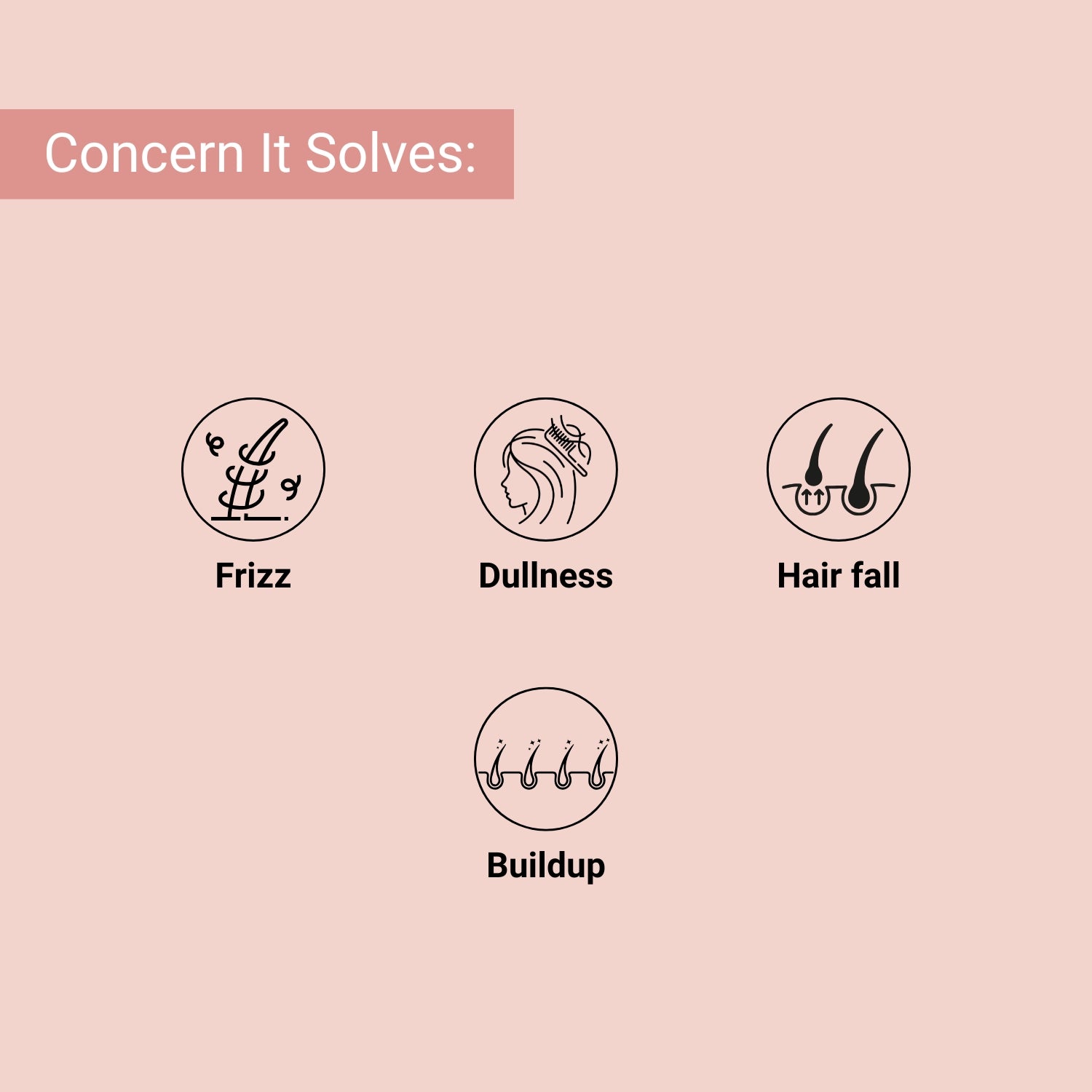 Targets frizz, dullness, hair fall, and product buildup to restore smooth, shiny, and healthier-looking hair.