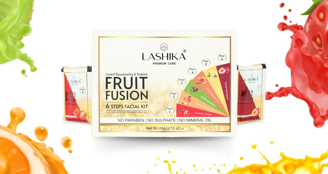 Lashika Skincare fruit fusion facial kit