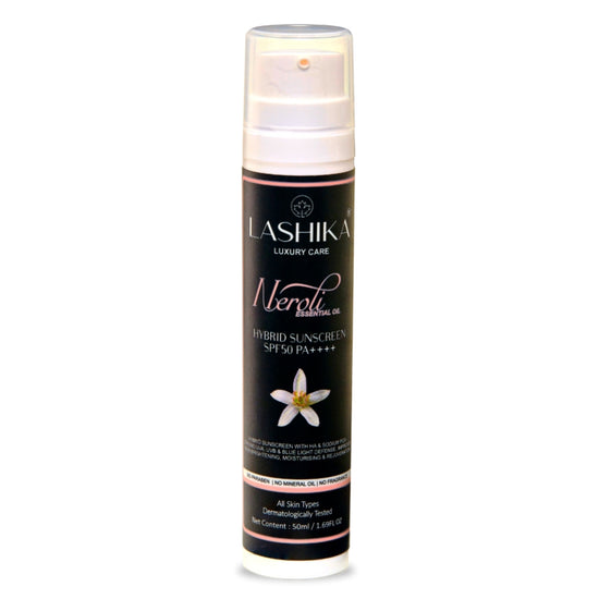 Neroli Hybrid Sunscreen SPF 50 PA++++ with Niacinamide & Hyaluronic Acid