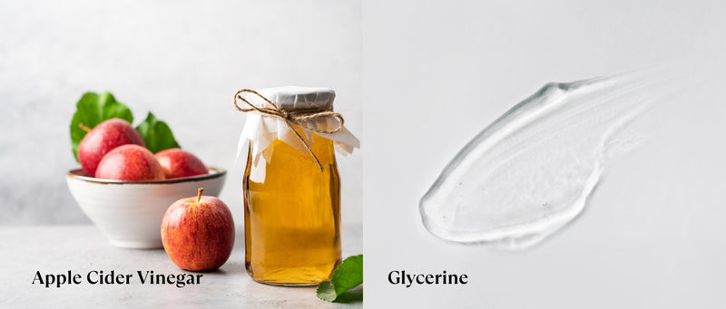 Lashika Apple cider vinegar face wash with ACV and glycerin – gently cleanses, balances pH, hydrates, and promotes clear, smooth, and refreshed skin.