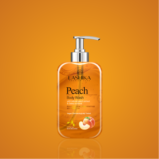 Peach Body Wash for Soft & Glowing Skin with Peach Extract & Galaxy Sunbeat
