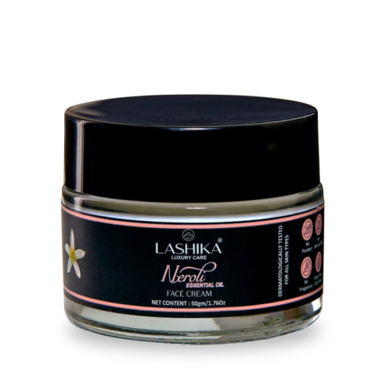 Neroli Face Cream with Ceramides, Glycolic Acid, Neroli Oil, and Shea Butter