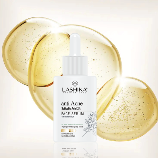 anti Acne Serum with 2% Salicylic Acid, 2% Niacinamide, 0.2% Citric Acid