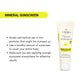 Lashika Mineral Sunscreen: A broad-spectrum sunscreen with SPF 30 and PA+++ that provides UVA and UVB protection. The image includes usage instructions: shake well, use a handful amount, and apply evenly to ensure effective coverage.
