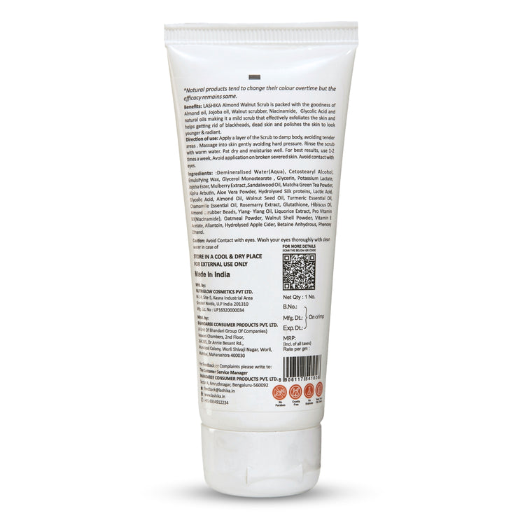 Back image of Almond Walnut Scrub