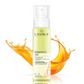 Lashika Vitamin-C 10% Toner bottle with orange liquid splash on a white background