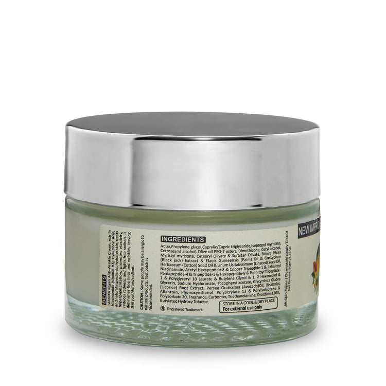 Back image of Lashika Regen Anti-Wrinkle Cream.