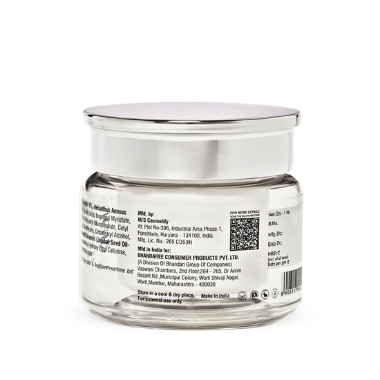 Pure Radiance Face Cream with Sunflower Oil, Jojoba Oil & Stearic Acid