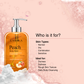 Peach Body Wash for Soft & Glowing Skin with Peach Extract & Galaxy Sunbeat
