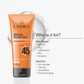 Lashika Mineral Sunscreen tube with SPF 45 on a white background