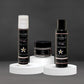 A trio of Lashika Neroli skincare products, including a Hybrid Sunscreen with SPF 50 PA++++, a gentle Face Wash, and a nourishing Face Cream, all designed to protect and enhance the skin&