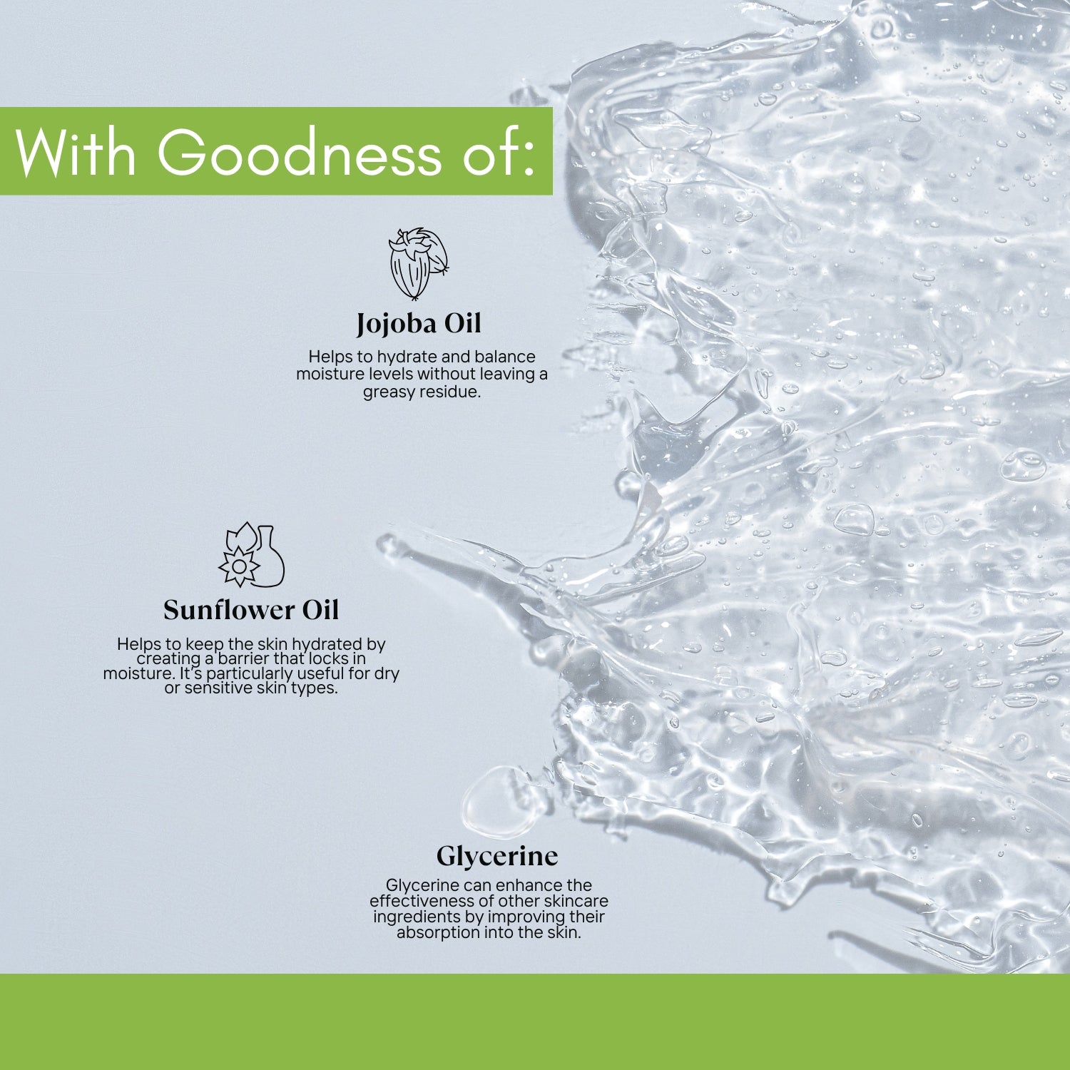 Lashika Pure Radiance Cream with Jojoba Oil, Sunflower Oil & Glycerine; hydrates, locks moisture & boosts absorption.