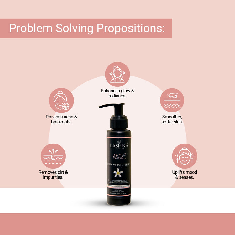 Lashika Moisturizer for glowing, smooth skin—prevents acne, removes impurities, and uplifts mood with every use.