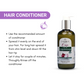 A black bottle of Lashika Onyn Hair Conditioner with a white pump. The bottle is placed on a white background with an illustration of an onion. The image also includes instructions on how to use the conditioner:
Use the recommended amount of conditioner.
Spread it evenly on the end of your hair. For long hair, spread it from chin level down to the hair tip.
Let it stay for a couple of minutes.
Thoroughly rinse off the conditioner.
The product is dermatologically tested and suitable for all hair types. 