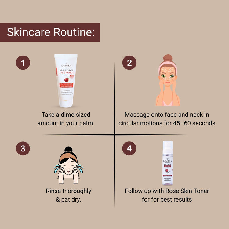 Deeply cleanse with Lashika Arabica Coffee Face Wash, removing excess oil and impurities for glowing, smooth skin.