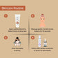 Lashika Almond Walnut Scrub routine – exfoliate gently, rinse, and follow with moisturizer or serum for glowing skin