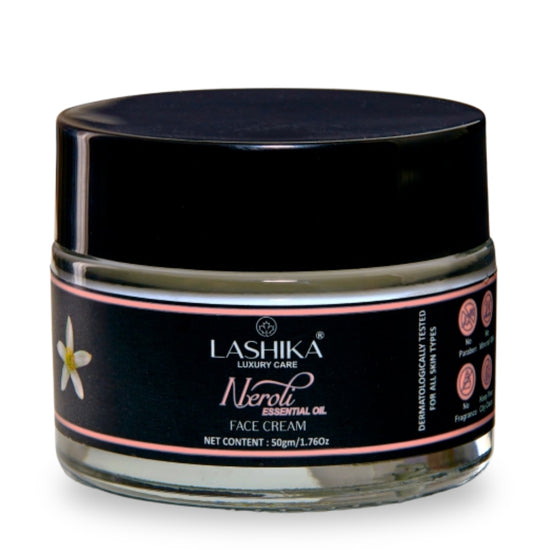 Neroli Face Cream with Ceramides, Glycolic Acid, Neroli Oil, and Shea Butter