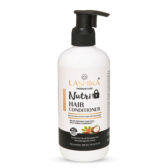 Lashika Nutri Lock Hair Conditioner with Argan Oil, Biotin, Shea Butter & Plant Proteins