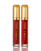 Two bottles with gold caps labeled &